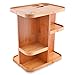 Refine 360 Bamboo Makeup and Cosmetic Organizer, Storage Carousel for vanity, bathroom, closet, kitchen, tabletop,countertop, desk