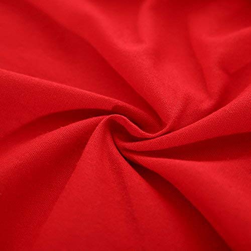 Ausein Christmas Sack Large Bag, Xmas Sacks, North Pole Mail Hessian Santa Stockings Sack, Personalised Name Space Large Storage Bags - 70 x 50 cm/ 28 x 20 inch Red