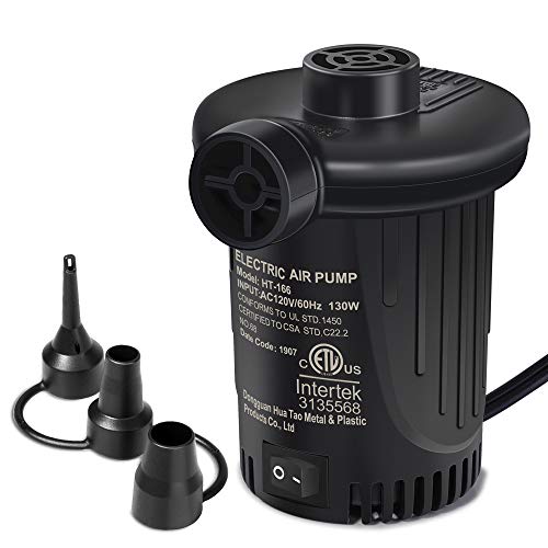 DEEPLEE Electric Air Pump for Inflatables, Air Mattress Pump QuickFill