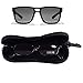 Ultra Light Foam Eyeglass Case – Soft Sunglasses Case with Zipper Closure and Belt Clip for Ultimate Convenience and Protection – Black