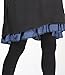 Mordenmiss Women's Flared Layers Dress Hi-Low Ruffle Hem Tunic Top XXL Black