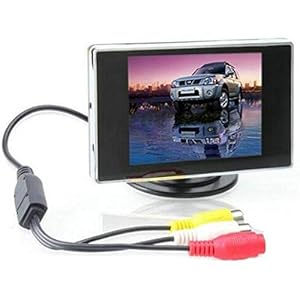BW 3.5 “TFT LCD Auto Achteruitrijcamera Kleur Camera Monitor & DVD, 3.5 Inch LCD Monitor Auto Monitor voor Auto/Automobiel
