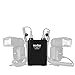 Andoer Godox PROPAC PB960 Dual-Output Speedlite Power Battery Pack 4500mAh for Canon Nikon Flash Black