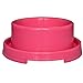 GREENENQI Anti-ant Pet Bows For Dogs Cats Round Plastic Water Food Feeder Dish Waterer (Yellow)