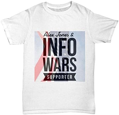 Alex Jones and Infowars Supporter Waving Flag T Shirt