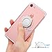eBoot Phone Finger Grip Ring Stand with 360 Degree Rotation, No Loose Smartphones Metal Holder for Mobile Cell Phone (Rose Gold)