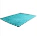 KLOUD City Super Soft Modern Shag Area Rugs Living Room Carpet Bedroom Rug for Children Play Solid Home Decorator Floor Rug and Carpets (50 x 80 cm, Sky Blue)