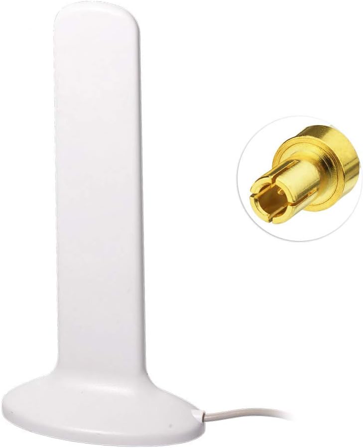 wlaniot 4G LTE Antenna Dual Band External High Gain 698-960/1710-2690MHZ 16dBi Omni Antenna with TS9 Connector 6.56ft Cable for Mobile Hotspot/WiFi Router/USB Modem/Security Camera