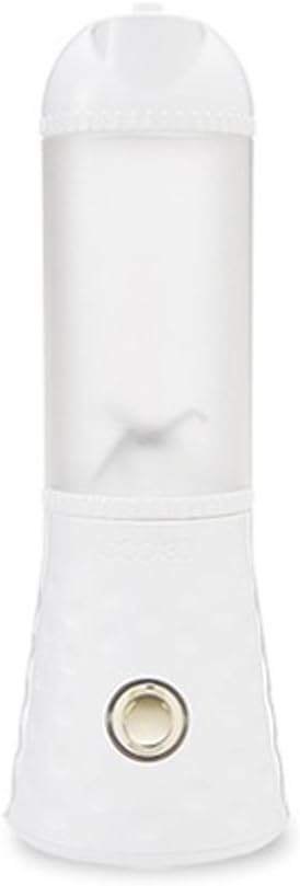 QOOCA QTB-100W Portable Wireless Tumblender Multi Juicer Tumbler Blender & Simple English User's Guide (Snow white Foggy)