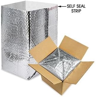 Cool Shield Insulated Box Liners 25 count keep food cold or warm longer 10x10x10"