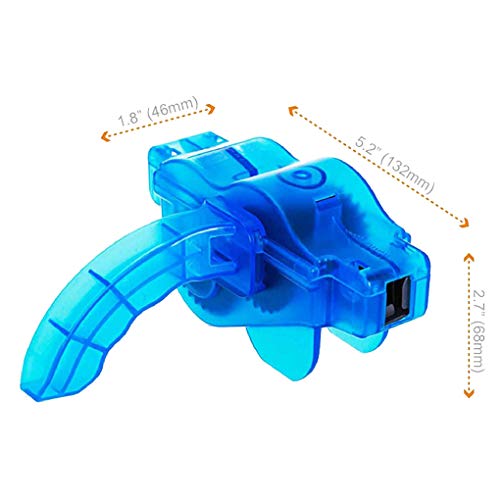 SABLUE Bike Chain Scrubber Brush Gear Cleaner Bicycle Clean Tool Set Bike Maintenance Care Accessories for Road Mountain Cycling MTB Bikes