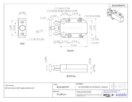 1 Touch+Catch+2+25+Length+Black