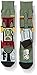 Stance Men's Boba Fett Crew Socks, Green, Large