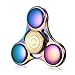 Fidget Spinner for Kids & Adults, BEST Rainbow Hand Spinner for ADHD, Killing Time, & Stress Relief. Made of Titanium Alloy, Ceramic Bearing, 3+ min, High Speed, & EDC with Portable Case (Rainbow2)