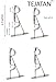 TEJATAN Double Curtain Rod Brackets - Silver (Set of 4 Brackets)