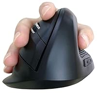HBBOOI 5D Vertical Mouse Ergonomic Wireless Mouse 1600 DPI 6 Programmable Buttons RGB Gaming Mouse for Gamer PC Laptop Computer