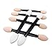 Hotsaleglobal 100 Pcs Disposable Eye Shadow Brush Dual Sided Sponge Applicator Makeup Brush