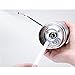 Jinghu Drinking Water Pump Electric Dispenser 5 Gallon Bottle Desk Top Powerful Rotational Portable for Home Kitchen Office Use with Switch and Power Adapter Rechargeable Battery (Black)