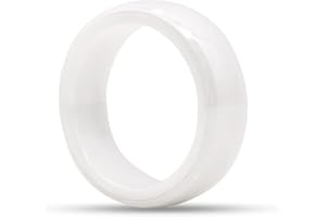 COLMO Model 3 Smart Ring Accessory for Tesla Model 3 Key Card Key Fob Replacement Ceramic RFID Smart Ring US 11Support Customization Fast Priority Delivery Worldwide (7mm US 11 White)