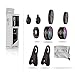 Cell Phone Camera Lens Kit, LS-PRO Best quality 3 in 1 Mobile Lens ,15x Macro Lens+0.36x Super Wide Angle Lens+180° Fisheye Lens for iPhone 7/6s/6s Plus/5S Samsung Galaxy, Android and All Smartphones.