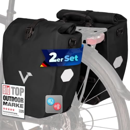 Valkental Gepäckträgertasche, Wasserdicht & Abschließbar