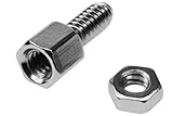 SF Cable, D-Sub Hex Head Screw with Nut 4-40UNC, 100pcs/Bag