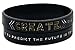 Inkstone - Dream, Change the World, Be Yourself, and Create - Set of 4 Inspirational Motivational Silicone Wristbands in Adult Unisex Size