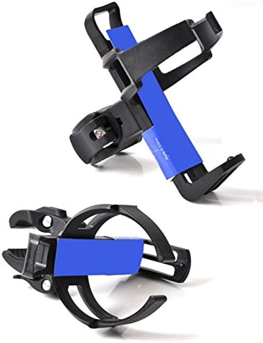 Sportsmax Universal Adjustable Water Bottle Clip Cage, Rack Holder for MTB CR BMX Bicycle Bike (Black, Plastic)