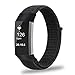 Fintie Fitbit Charge 3 Bands [Large], Replacement Accessory Strap Wristbands Women Men for Fitbit Charge 3 & Charge 3 SE Fitness Tracker, Black