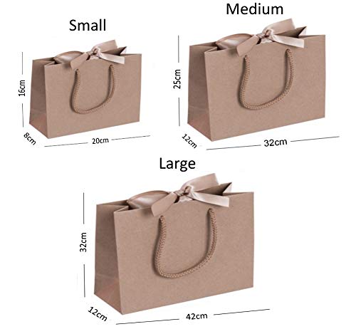 luxury gift bags with ribbon