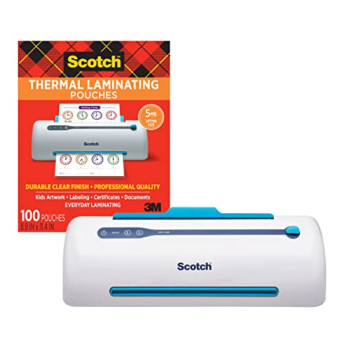 Scotch PRO Thermal Laminator and Pouch Bundle, 2 Roller System, Never