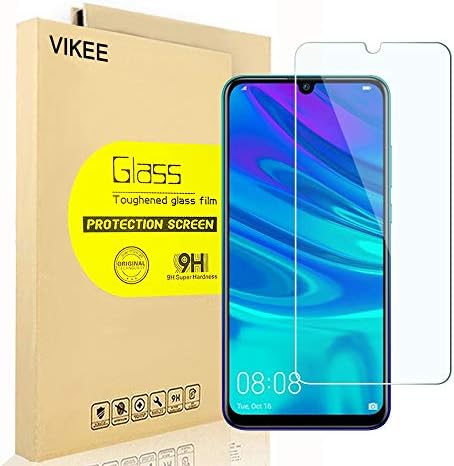 [2-Pack] VIKEE Screen Protector for Huawei P Smart 2019, HD Anti-Scratch Anti-Fingerprint No-Bubble 9H Hardness Tempered Glass with Lifetime Replacement Warranty