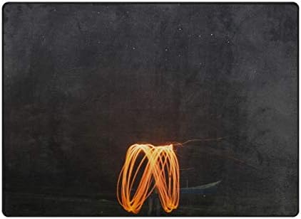 WTER Time Lapse Photography of Steel Wool Doormat Area Rug Floor mat Anti-Slip Washable