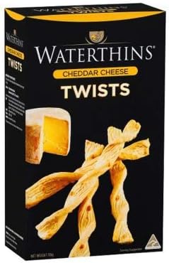 Waterthins Classic Chedder Cheese Twists 110gm