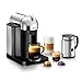 Nespresso A+GCA1-US-CH-NE VertuoLine Coffee and Espresso Maker with Aeroccino Plus Milk Frother, Chrome