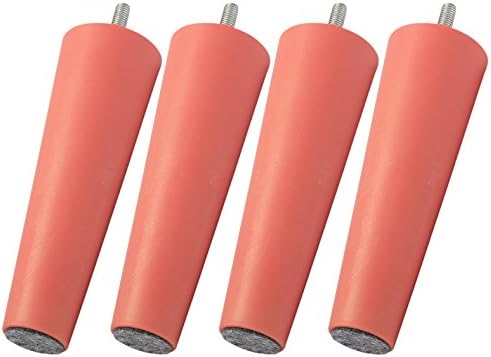 Sofa Legs, Legheads Tapered Sofa Couch and Chair Legs IKEA M8 Thread (Metric 8mm) Replacement Furniture Legs - Set of 4. Perfect For IKEA Or Us Made Furniture and Beds With Attachment Plates - Cayenne