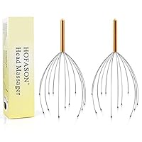 Head Scratcher Pack of 2, Scalp Massager Tool for Stress Relief (Random Colors)