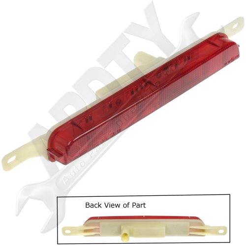 APDTY 034338 Extra Bright LED Third 3rd High Center Mount Brake Stop Light Lamp Assembly Fits 2008-2014 Dodge Grand Caravan and 2008-2014 Chrysler Town & Country (Replaces 68083906AB)
