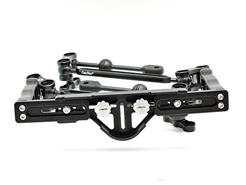 Aluminium Tray/Grip for Underwater Camera Housings with two Screw Holes for Attaching at the Bottom. For any Housing that has one Threaded Hole or two Threaded Holes at the Bottom of the Housing.