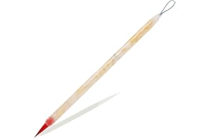 Corciosy 1PCS Chinese Calligraphy Brush, Professional Small Characters Brush for Small Script, Kai Characters, Symbolic Characters, Cursive Characters, Ou-Style Calligraphy (Fei Niao)