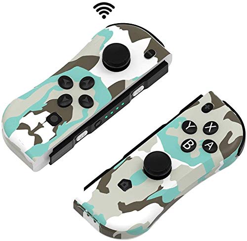 Wireless Joy PAD Controller for Switch, ANTCOOL Set of 2 Left Right Wireless Bluetooth Gamepad Joystick Controller Compatible with Switch
