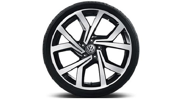 VW Brescia 7,5x19 5/112/51 Schwarz glanzgedreht - 5G0071499BFZZ