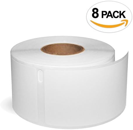 8 Rolls of SLP-2RLE Compatible Labels for SEIKO SmartLabel 1-4/10'' x 3-1/2'' (36mm x 89mm) by OFFICE LABELS