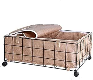 LHY SAVE Caja de Almacenamiento con Ruedas,Caja Bajo Cama con ...