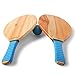 HOLYKING Wooden Beach Paddle Ball Set - Tennis Racket Outdoor Sport Games
