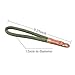 VKO Cotton Soft Camera Wrist Strap, Hand Strap Compatible for Fujifilm X100F X-T20 X-T10 X-T2 X-Pro2 X-E2 X30 XQ2 X100S X100T OM-D E-M10 II III PEN-F Camera Green