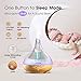 VicTsing Essential Oil Diffuser, 330ml Diffuser for Essential Oils, Aromatherapy Diffuser with Waterless Auto-off, 215-Color Sleep Mode and BPA-free for Room Office (White)