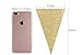 Golden Black Triangle Banner Decorations Pennant Bunting Signs Decoration for Birthday Gatsby Party Nursery Anniversary Graduation Decor Supplies 15pcs 10 Feet