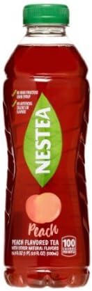 Nestea Iced Tea, Peach, 16.9 Fl Oz, 24 Count (Pack of 3)