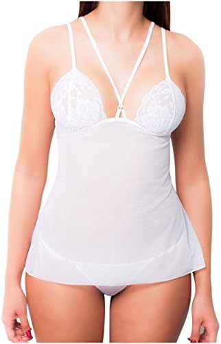 Amawi 0806 Women Sexy Babydoll Dress Cross Lingerie | Lenceria Mujer Colombiana